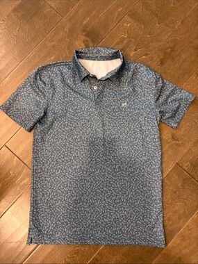 Southern Tide Blue Golf Shirt